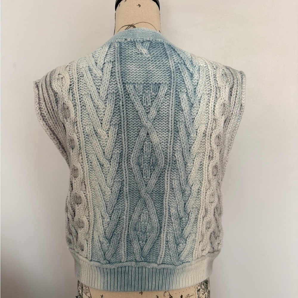 We The Free Blue Rain Cable Knit Zip Up Sweater Vest
Women's - Picture 4 of 10